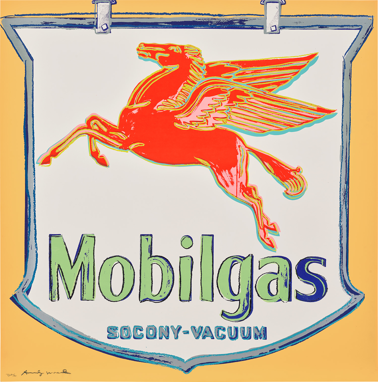 Andy Warhol — Mobil, from Ads (see F. & S. 350)