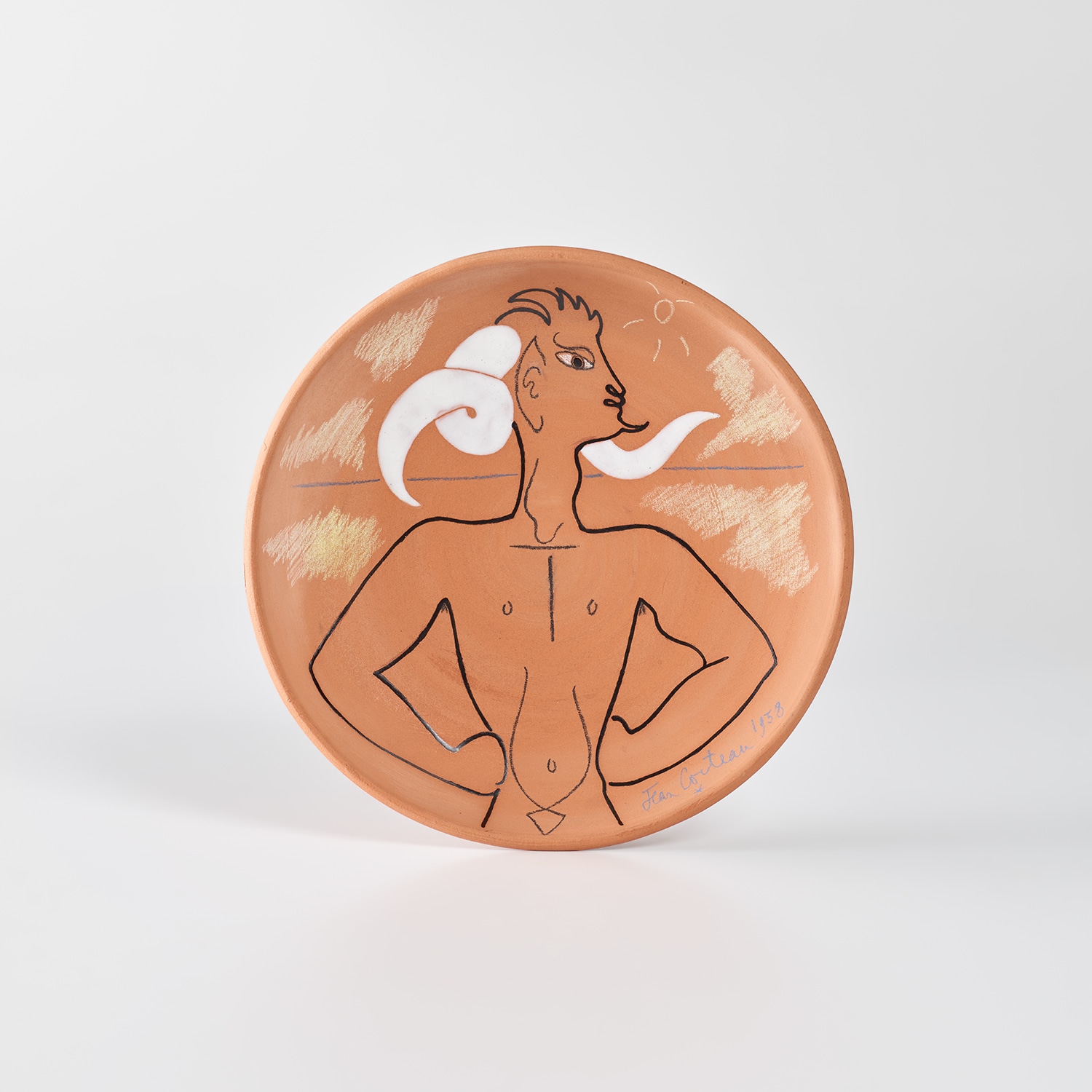 Jean Cocteau — Bouc aux cornes blanches (Goat with White Horns) (G. 209)