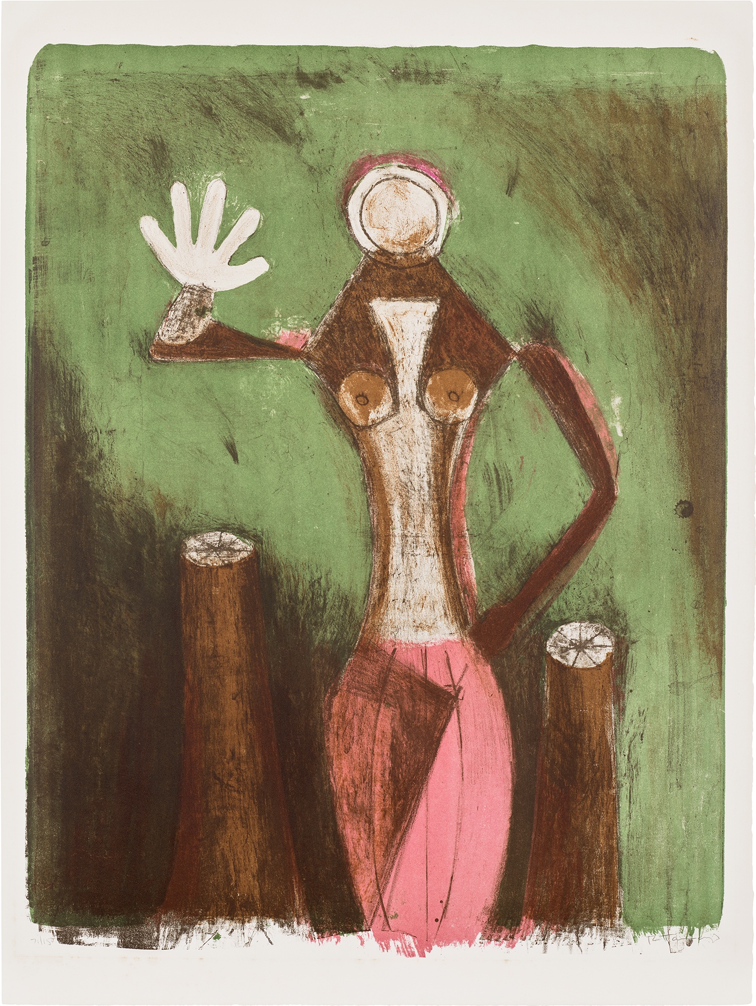 Rufino Tamayo — Mujer en lila (Woman in Lilac) (P. 113)