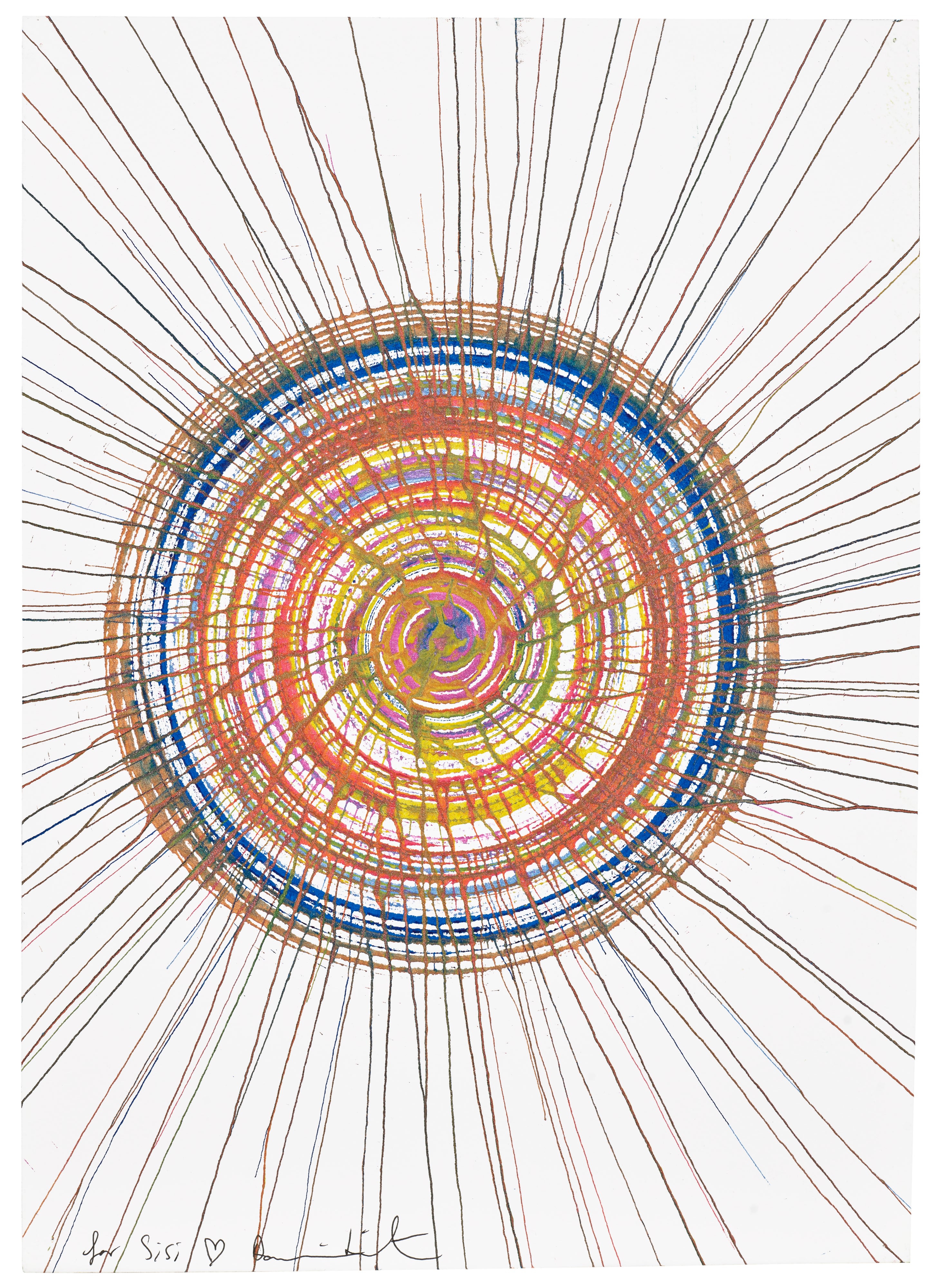 Damien Hirst — Untitled (Spin Painting)