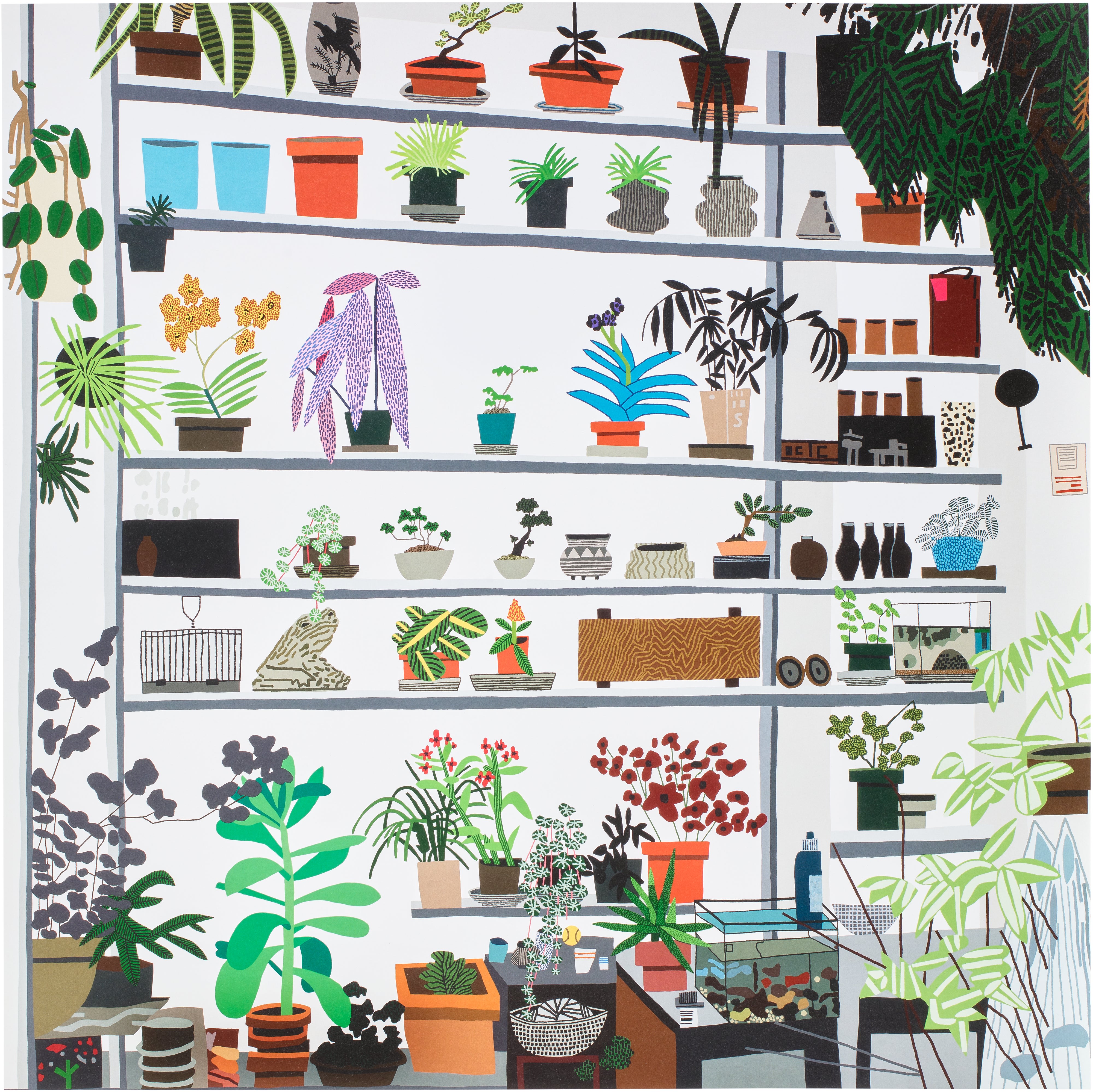 Jonas Wood — Large Shelf Still Life