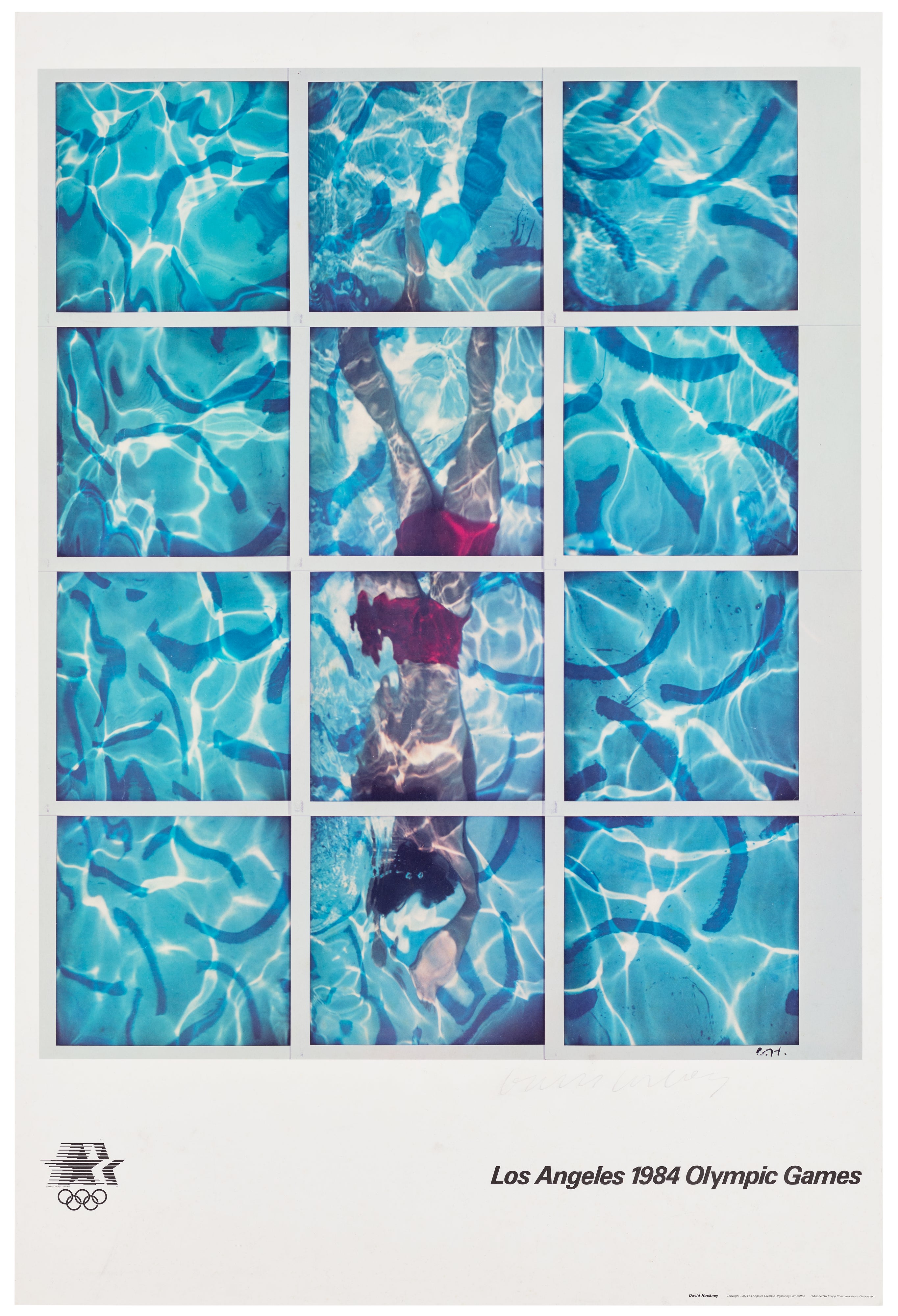 David Hockney — Los Angeles 1984 Olympic Games (B. 131)