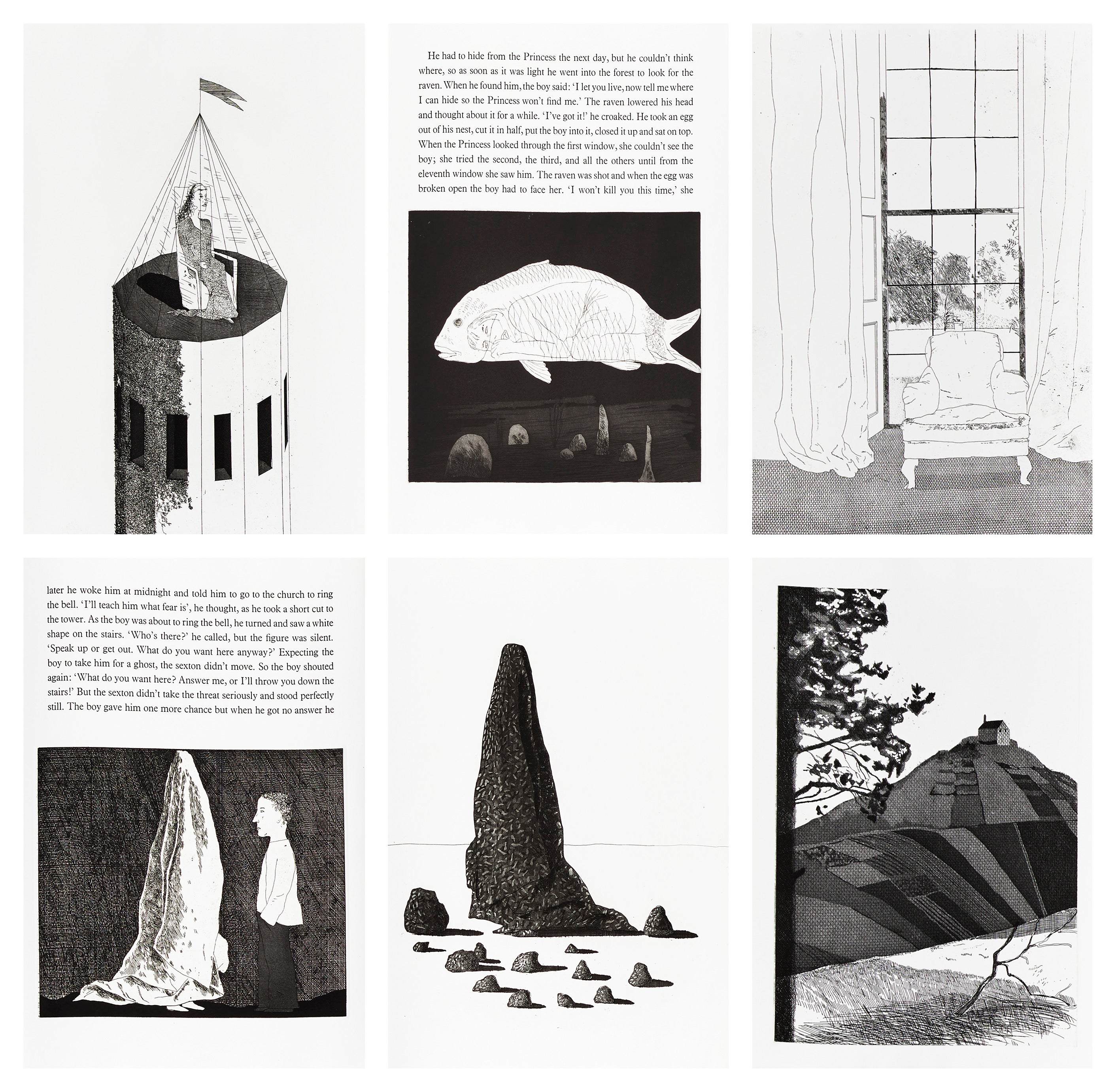 David Hockney — Illustrations for Six Fairy Tales from the Brothers Grimm (S.A.C. 70-108, M.C.A.T. 67-105)