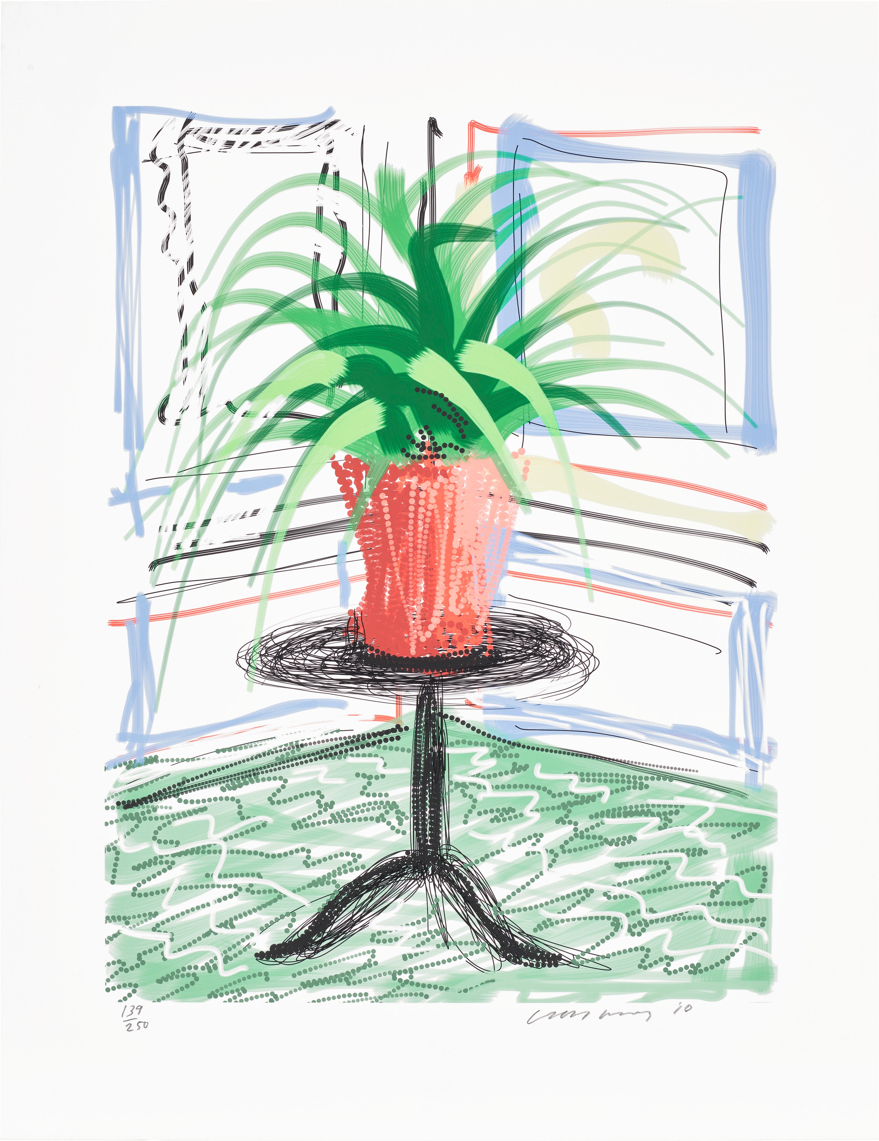 David Hockney — No. 468, 2010, from A Bigger Book: Art Edition C