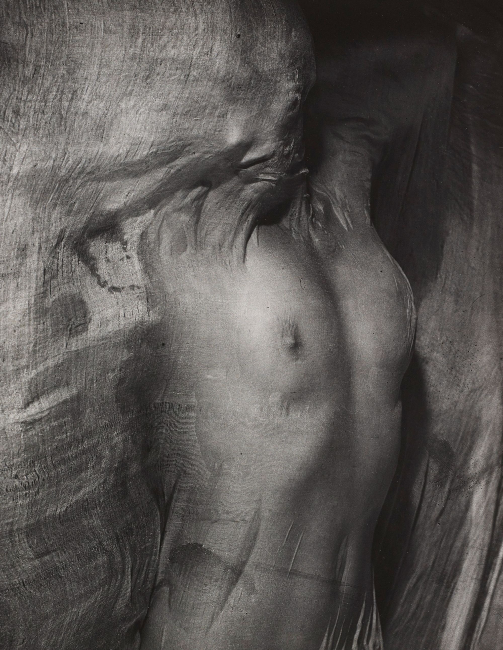 Erwin Blumenfeld — Nude Under Wet Silk, Paris