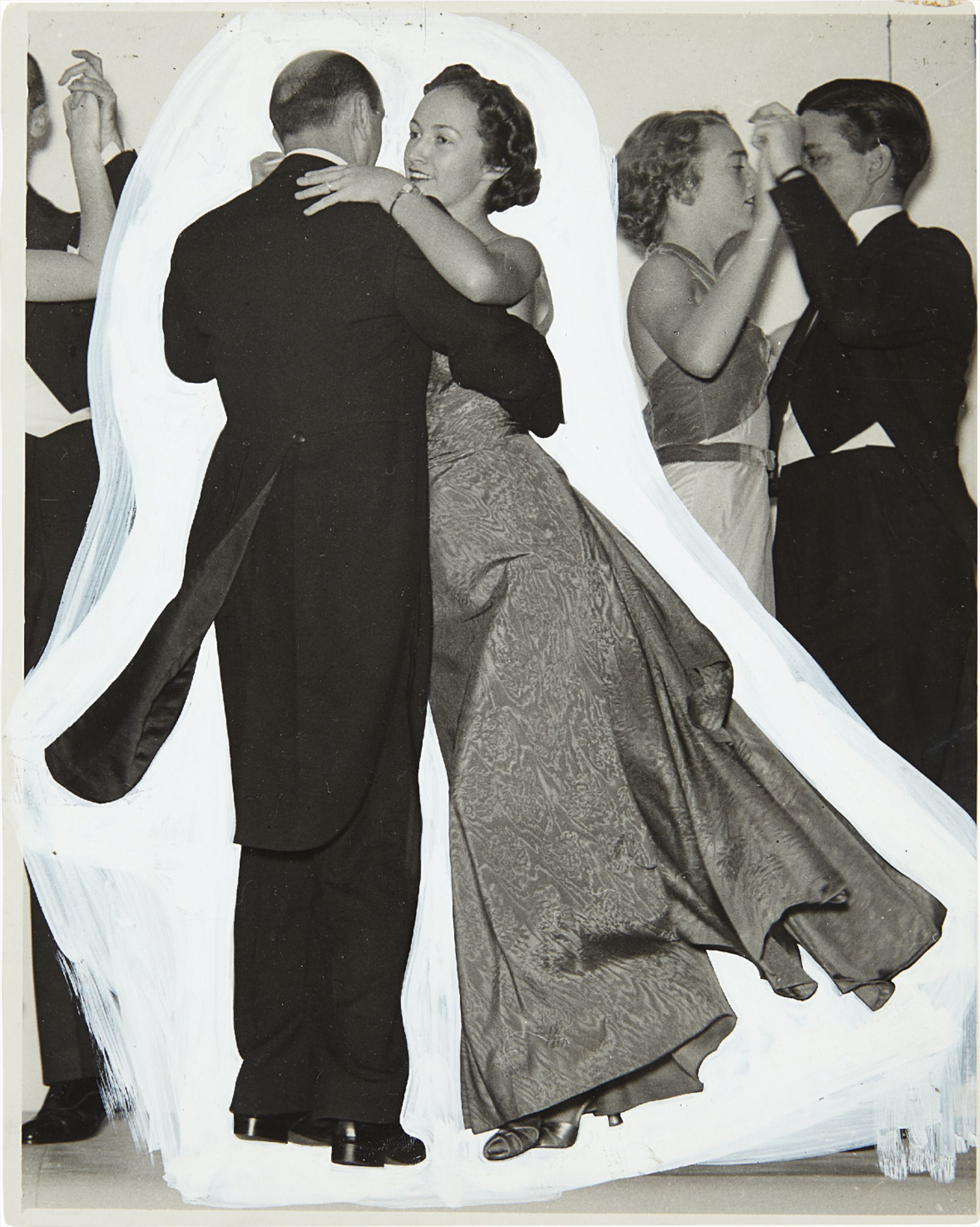 Dance instructor Arthur Murray ballroom dancing with his wife Kathryn