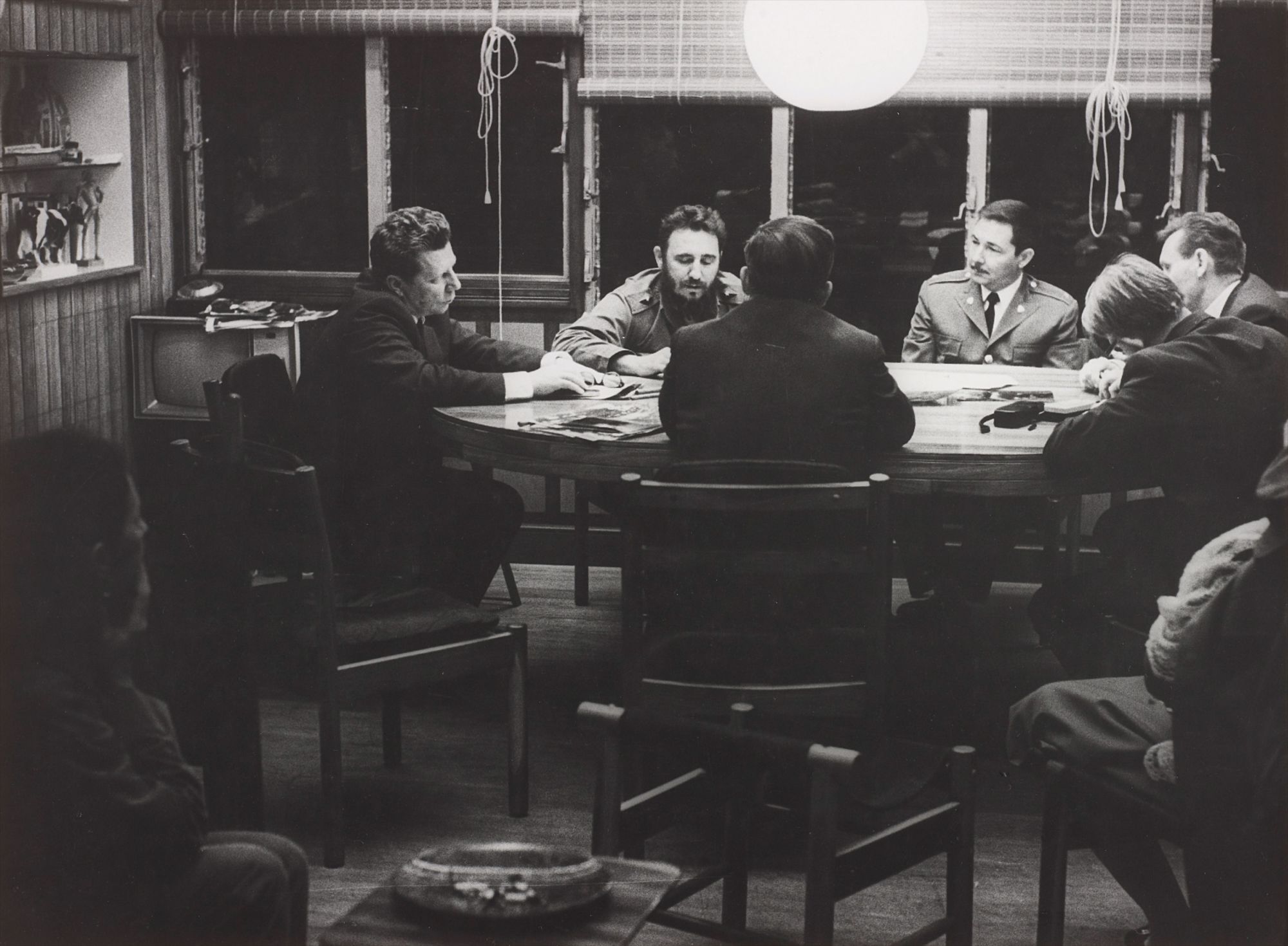 At Fidel Castro's place