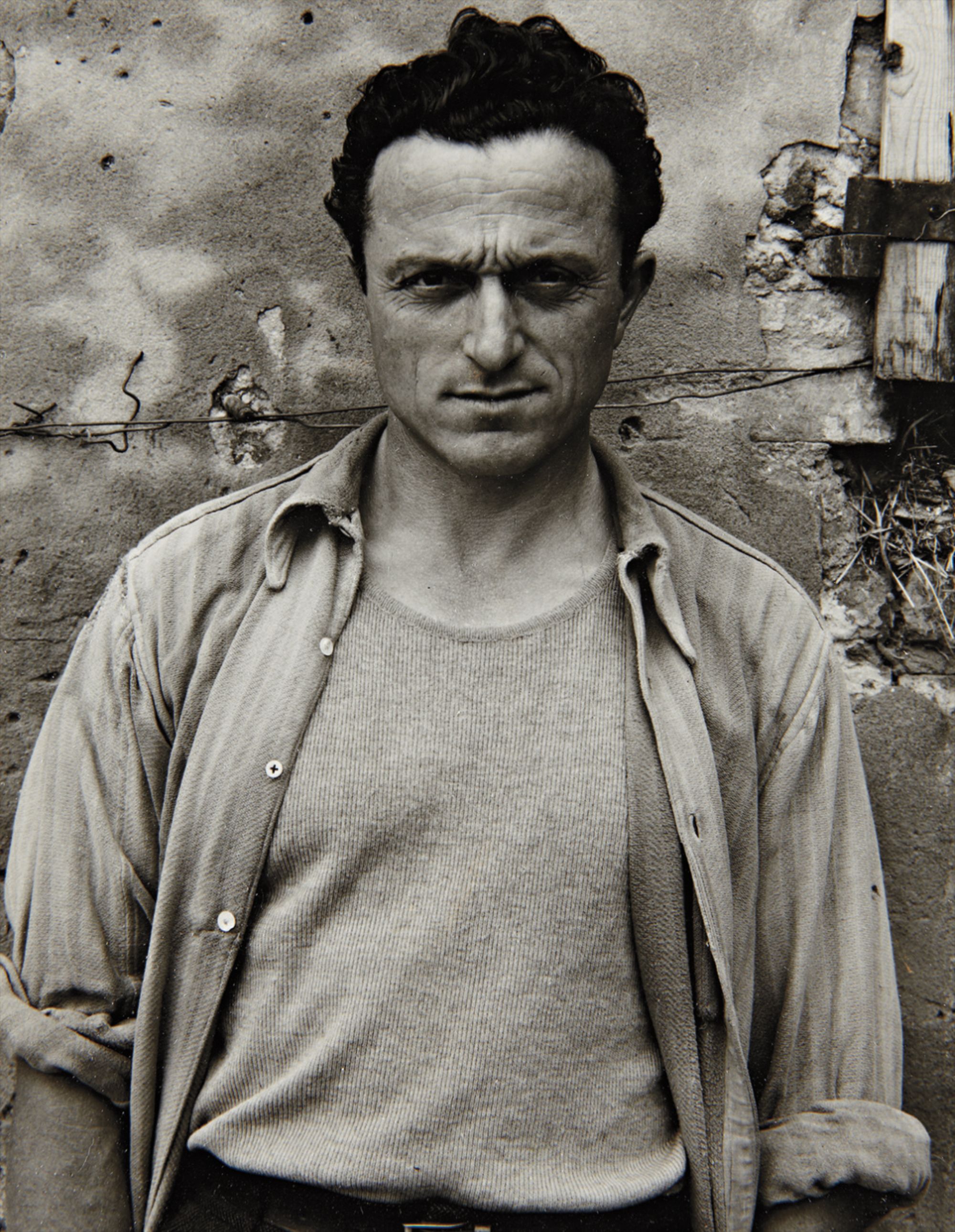 Paul Strand — Young Farmer, Po Valley