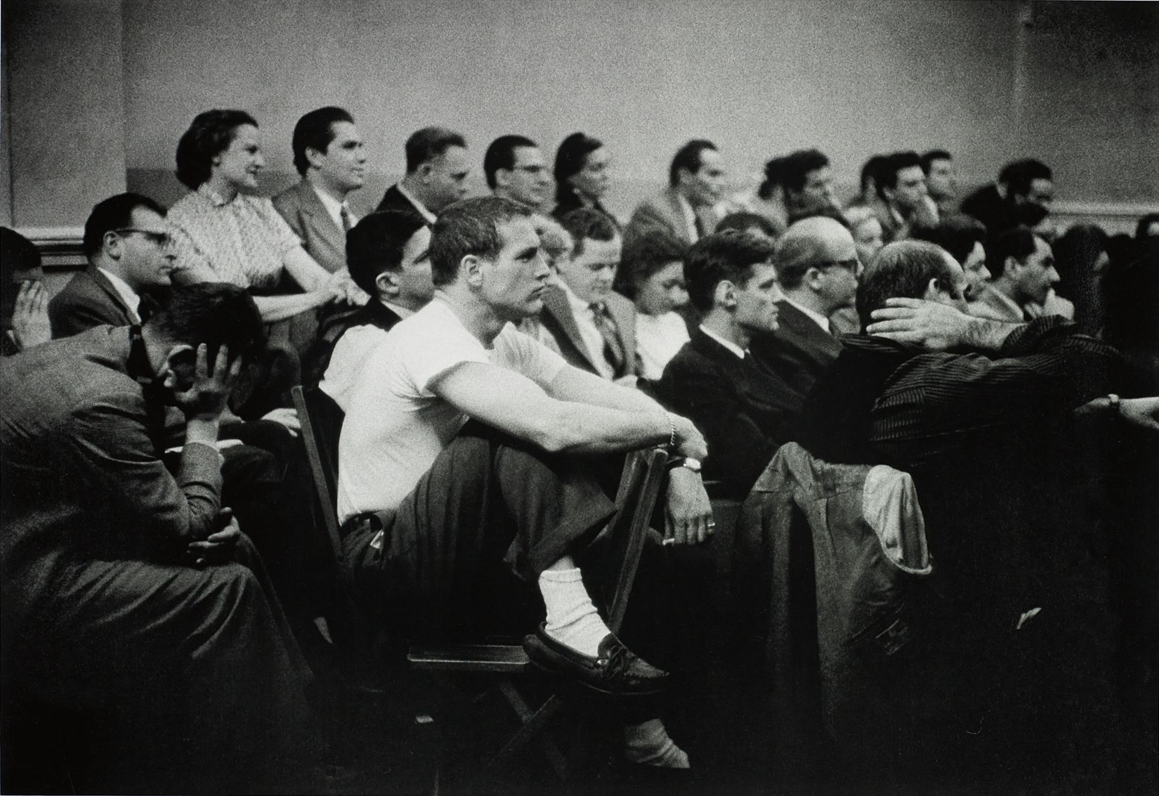 Paul Newman at Lee Strasberg's Studio, New York