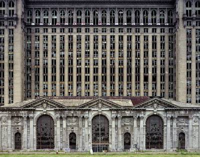 Facade, Michigan Central Station, Detroit, USA from The Ruins of Detroit