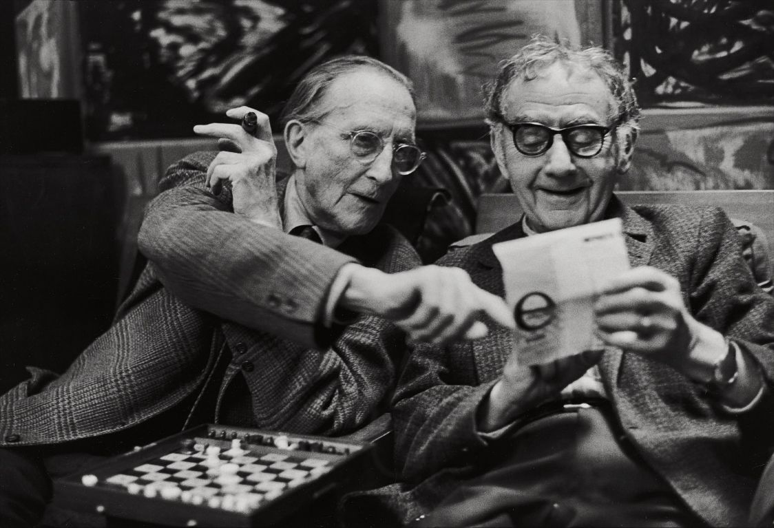 Henri Cartier-Bresson — Marcel Duchamp and Man Ray, Paris