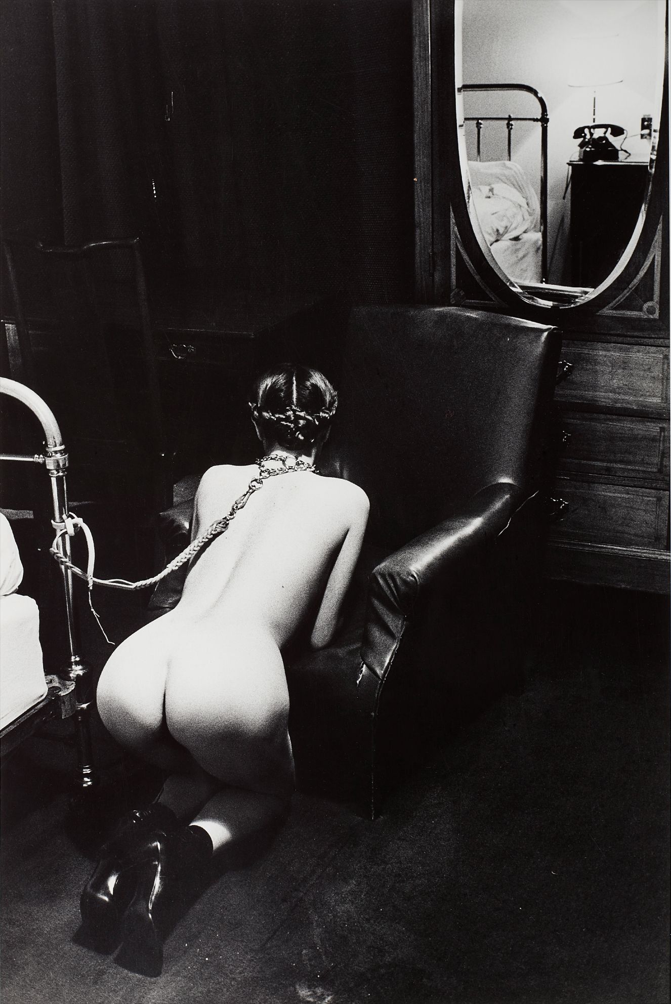 Helmut Newton — Hotel Room, Place de la République, Paris