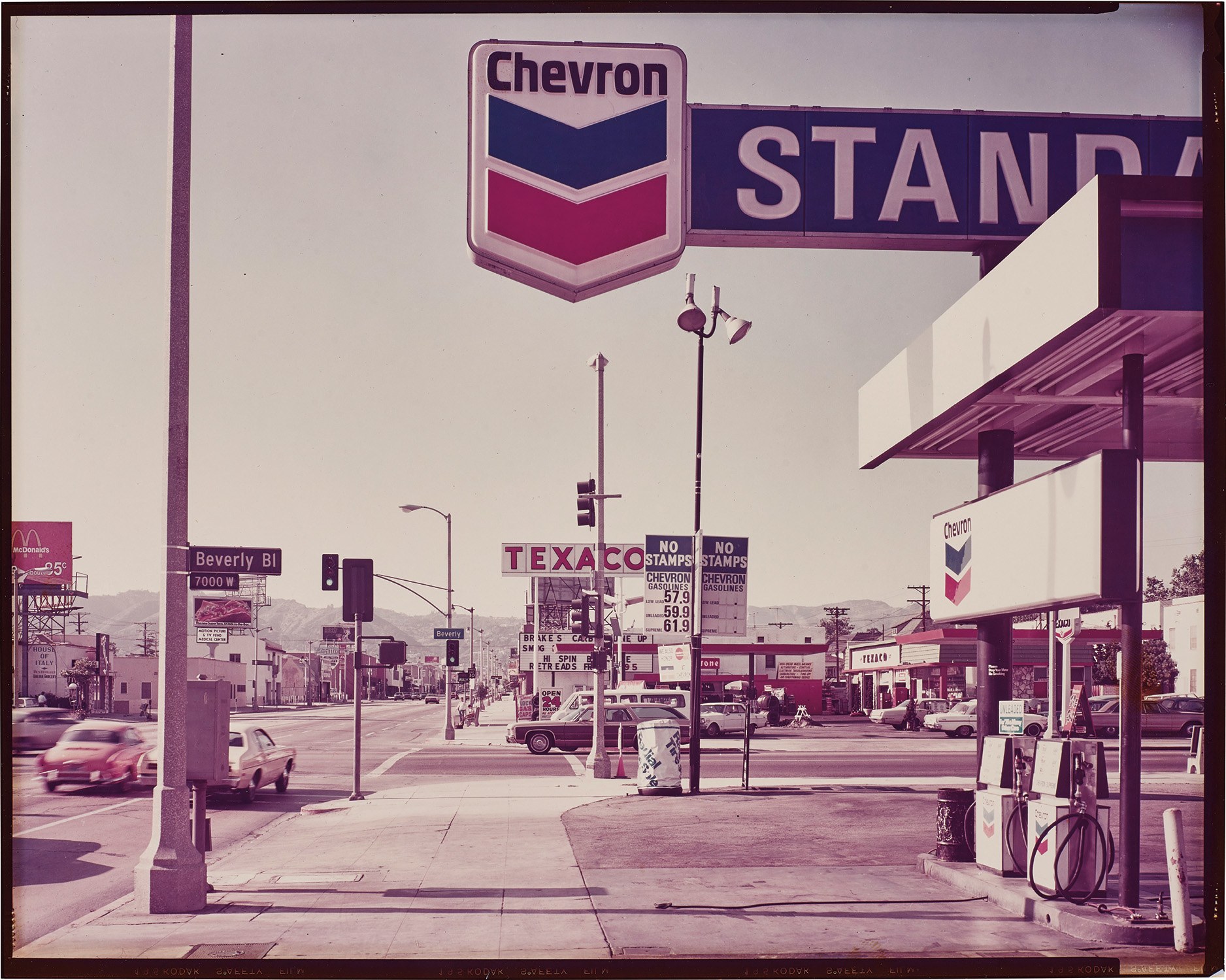 Stephen Shore — Beverly Boulevard and La Brea Avenue, Los Angeles, California, June 21