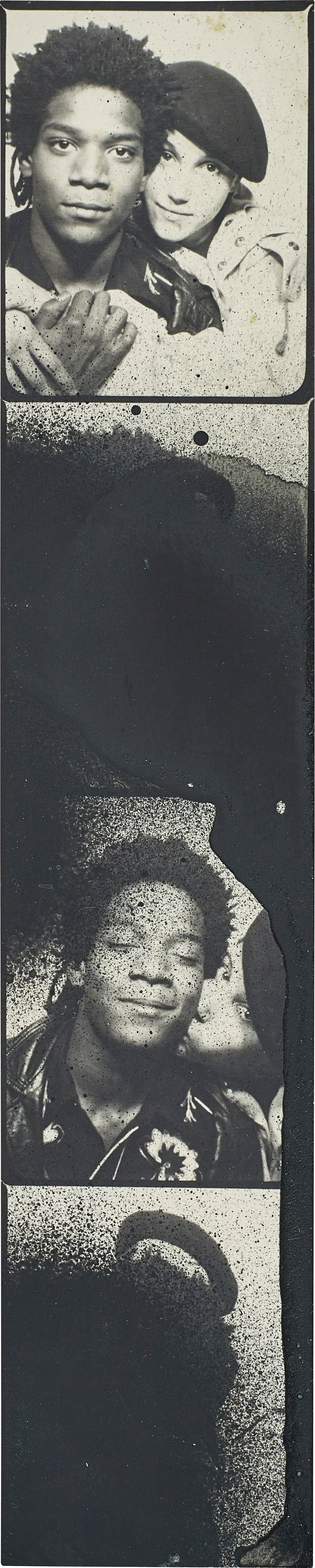 Jean-Michel Basquiat — Self-Portrait with Paige Powell