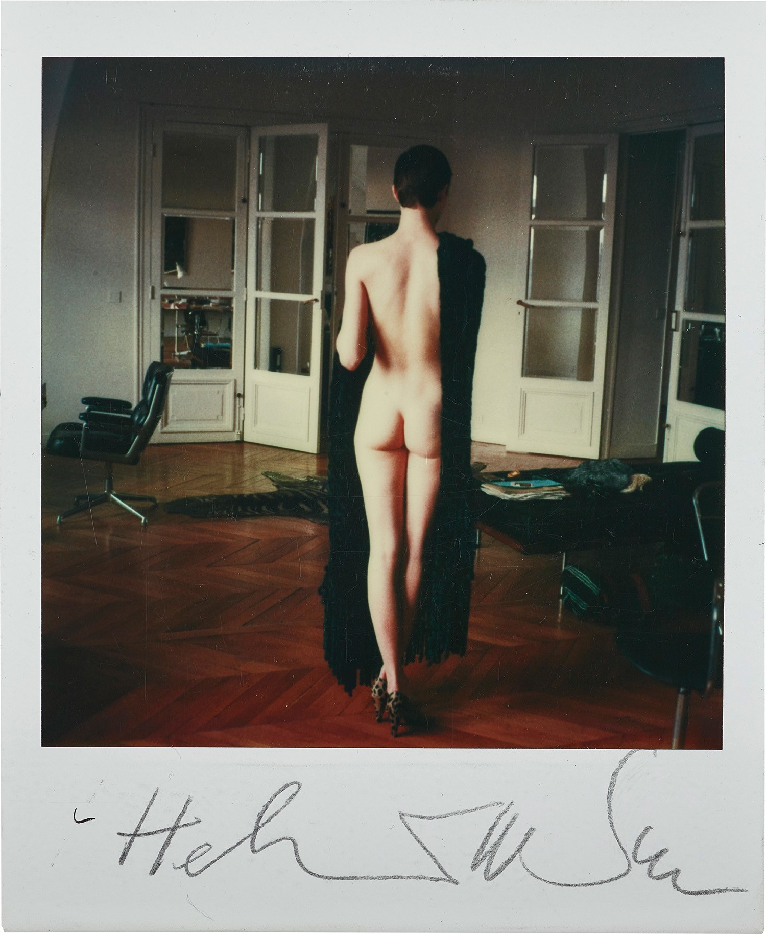 Helmut Newton — Full length nude, standing