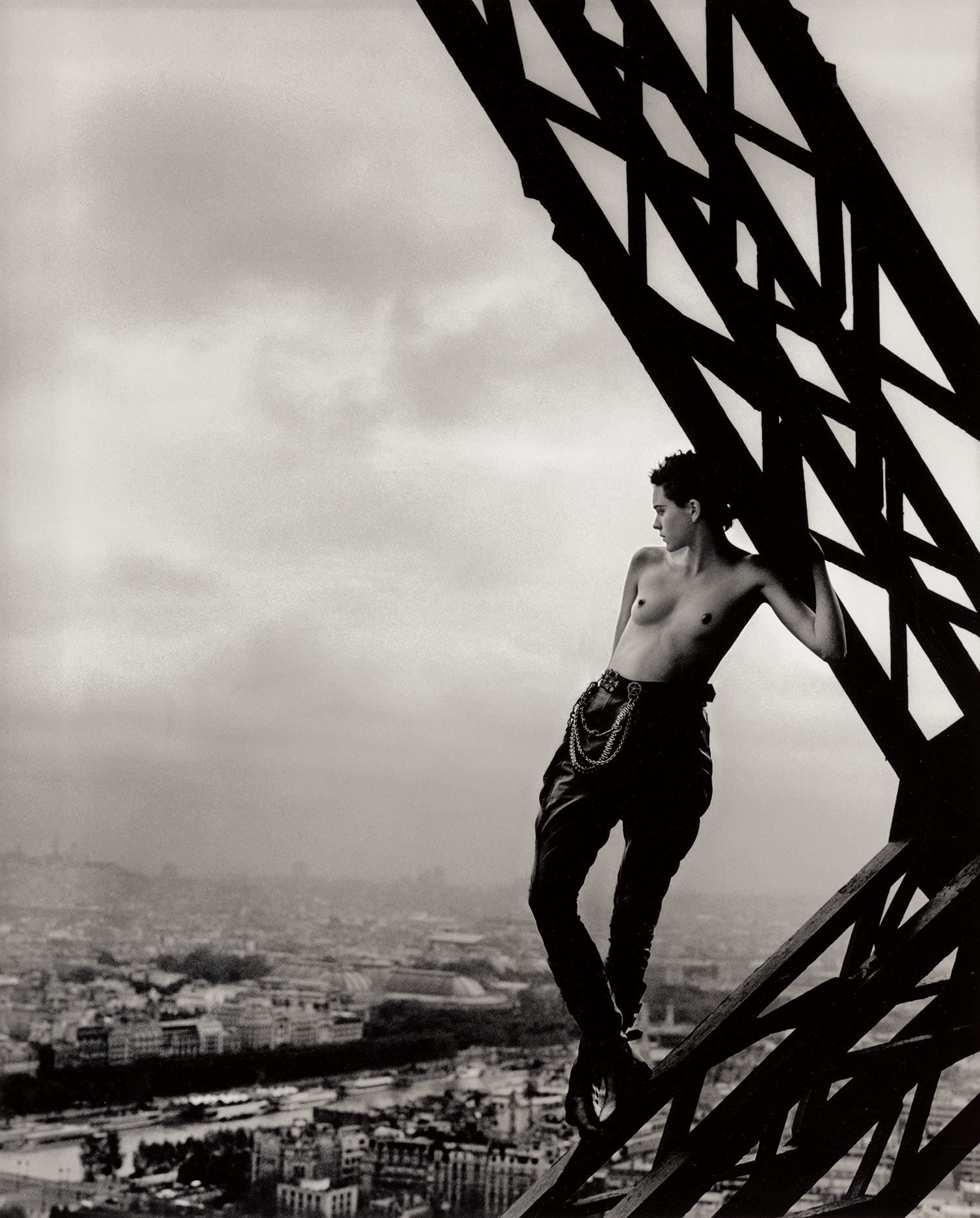 Mathilde on Eiffel Tower, Rolling Stone