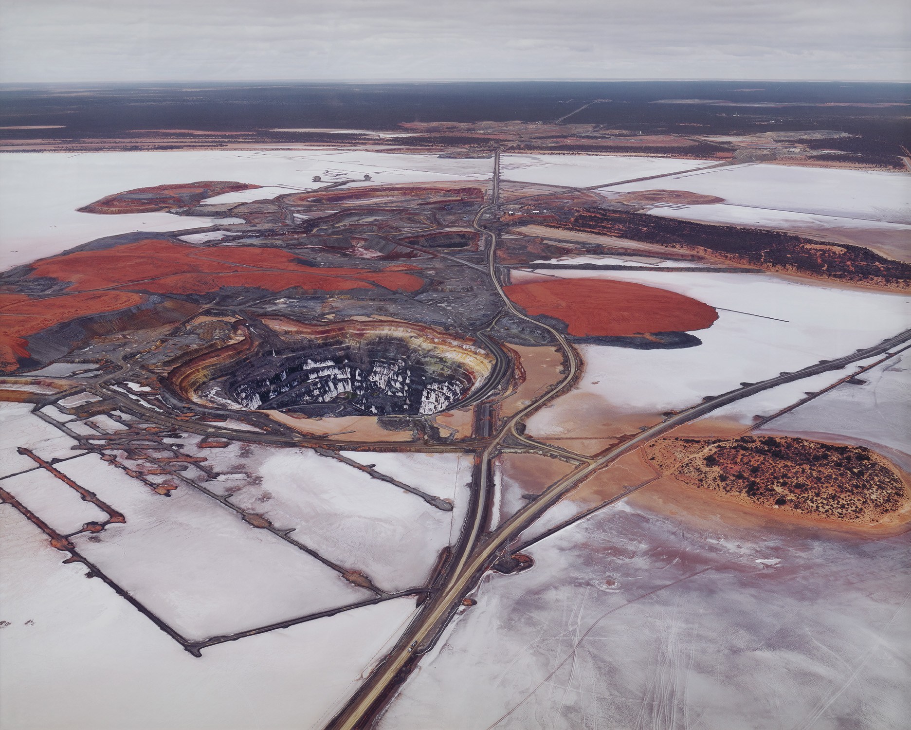 Edward Burtynsky — Silver Lake Operations #2, Lake Lefroy, Western Australia