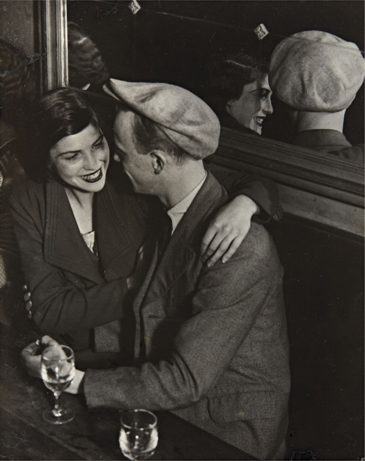 Brassaï (Gyula Halász) — Couple at the Bal des Quatre Saisons, Rue de Lappe