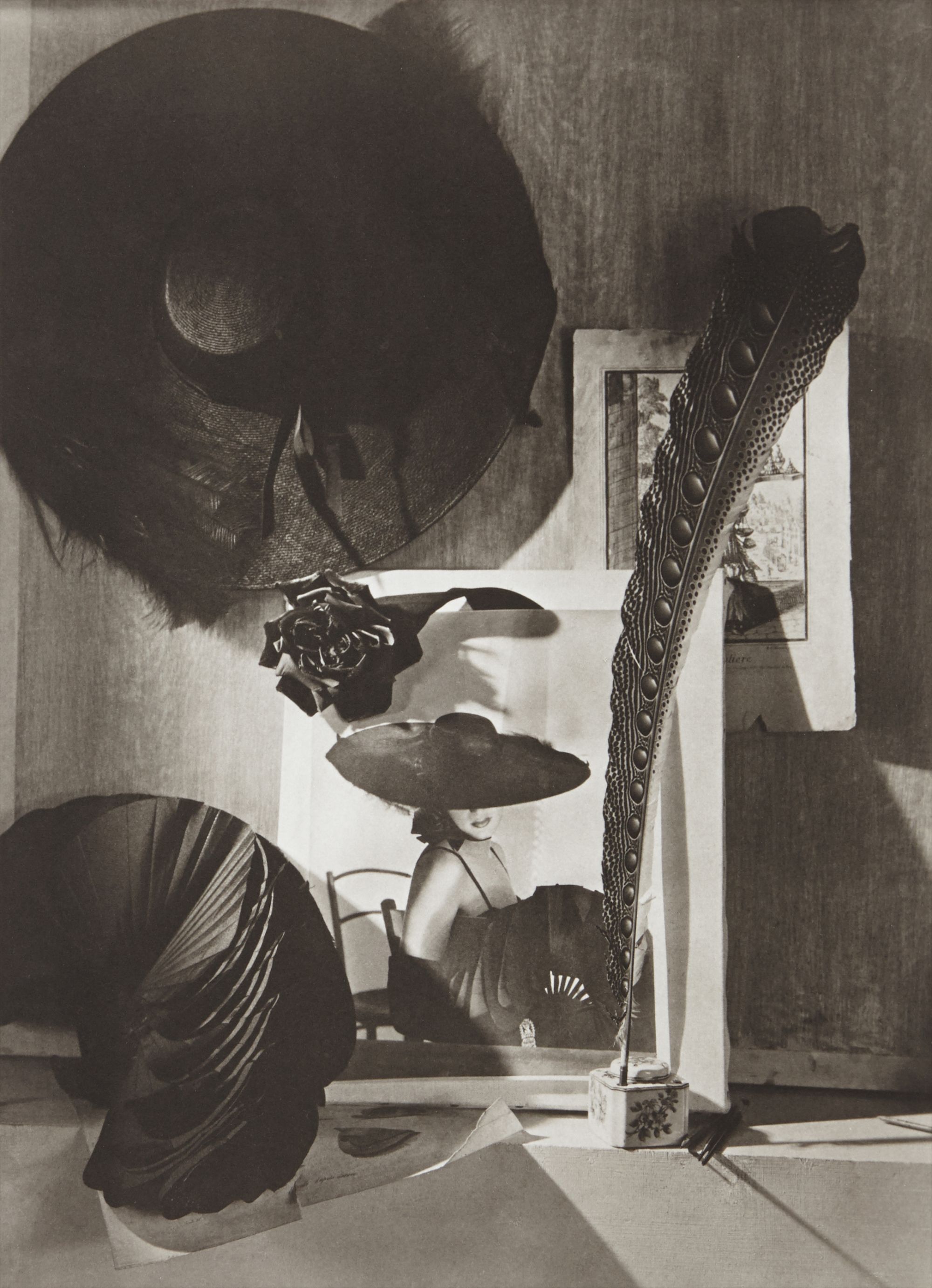 Horst P. Horst — 'Trompe l'oeil', still life with hat, Paris