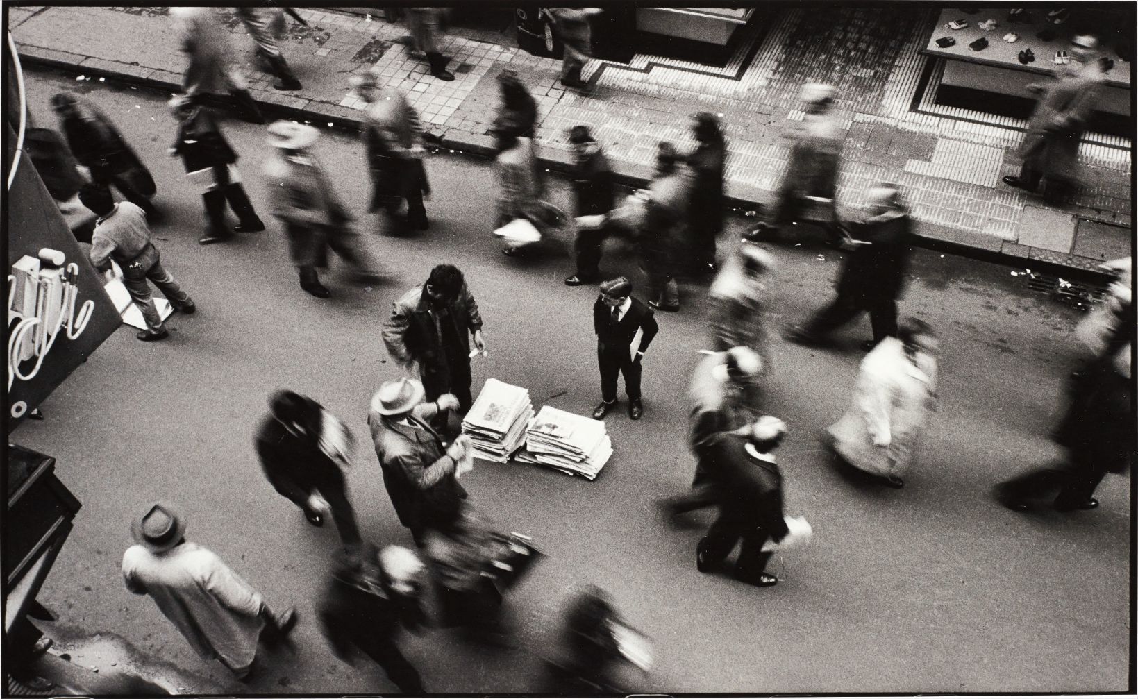 Newspaper seller, Calle "Florida", Buenos Aires, Argentina