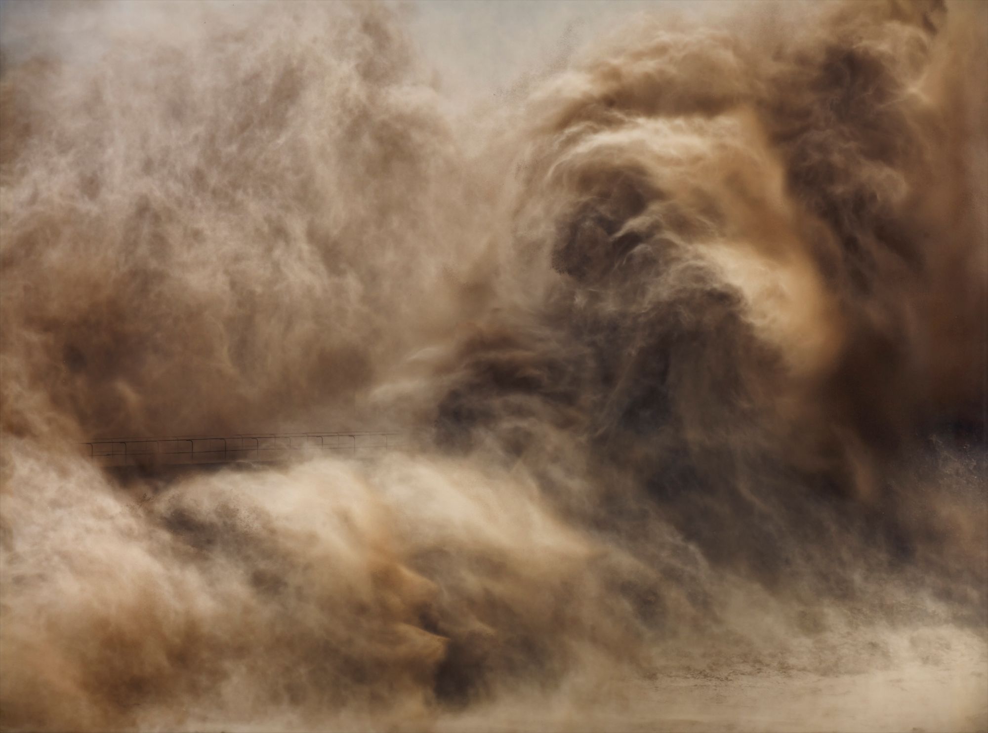 Edward Burtynsky — Xiaolangdi Dam #3, Yellow River, Henan Province, China