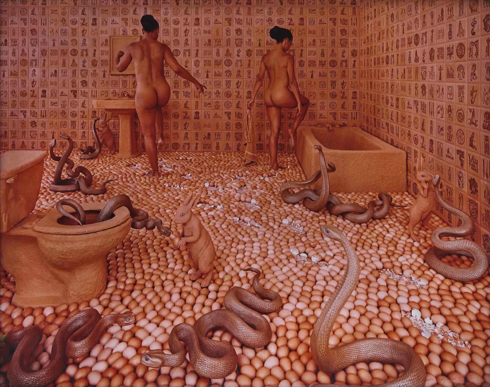 Sandy Skoglund — Walking on Eggshells