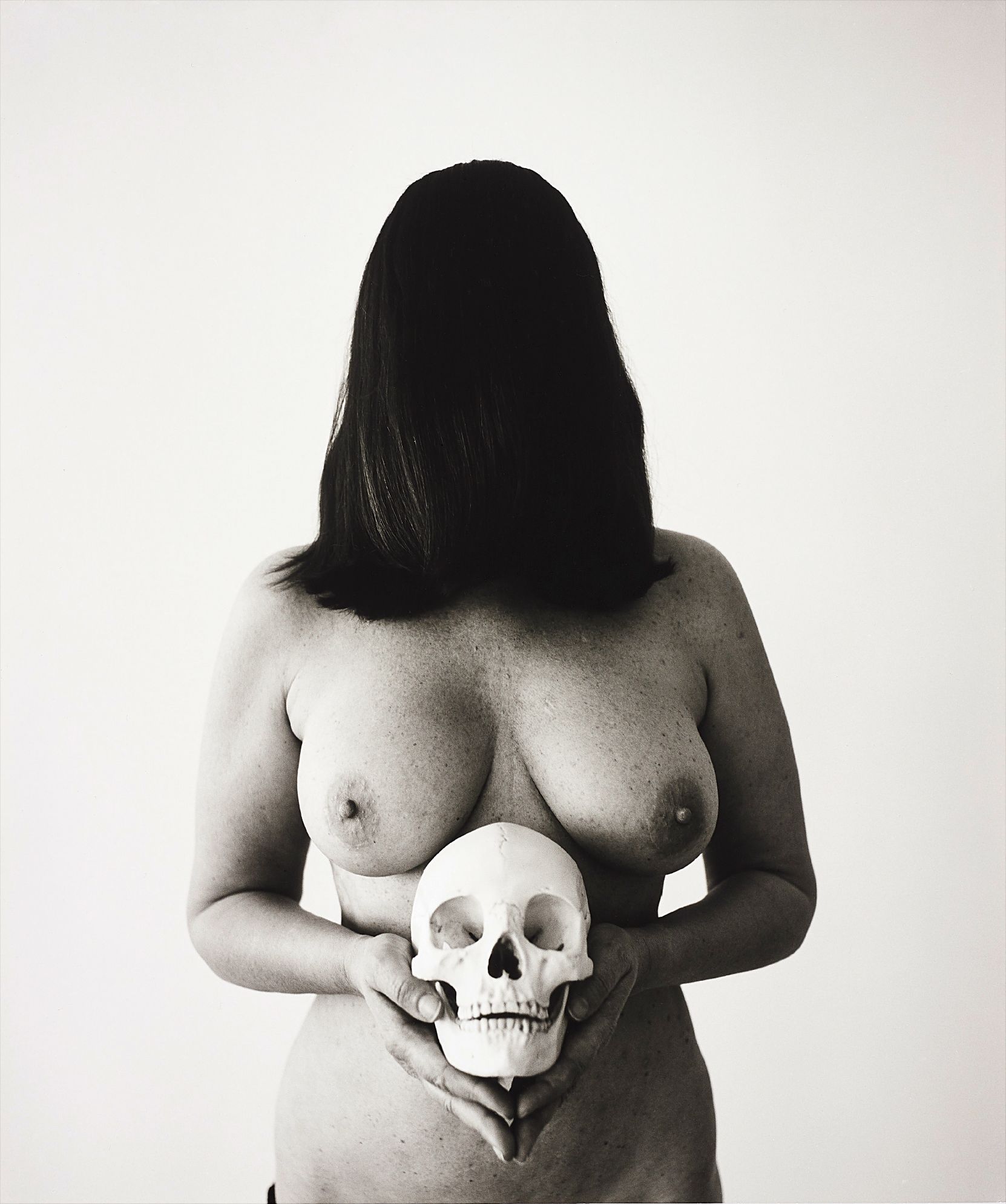 Self Portrait with Skull