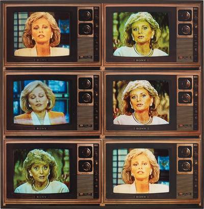 T.V. Network Newswomen Corresponding (Barbara Walters and Faith Daniels)