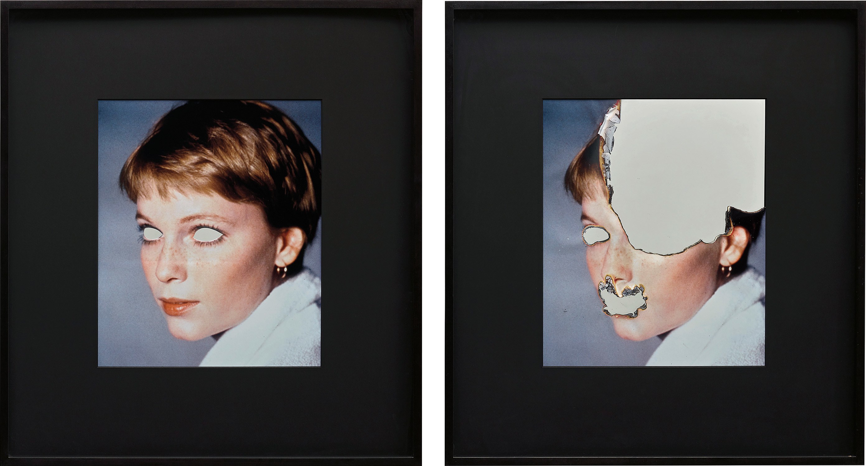 Douglas Gordon — Self-Portrait of You and Me (Mia Farrow Diptych)