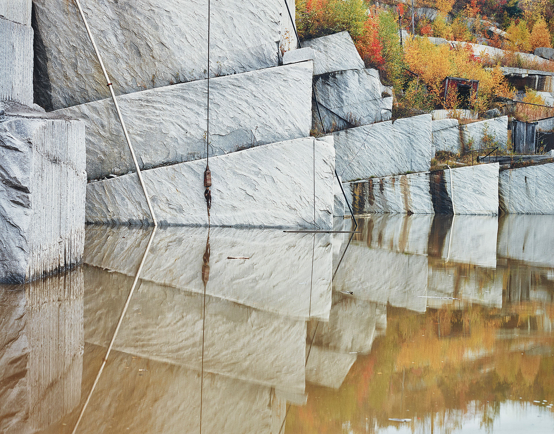 Edward Burtynsky — Rock of Ages #2, Granite Quarry, Bebee Quebec, Canada