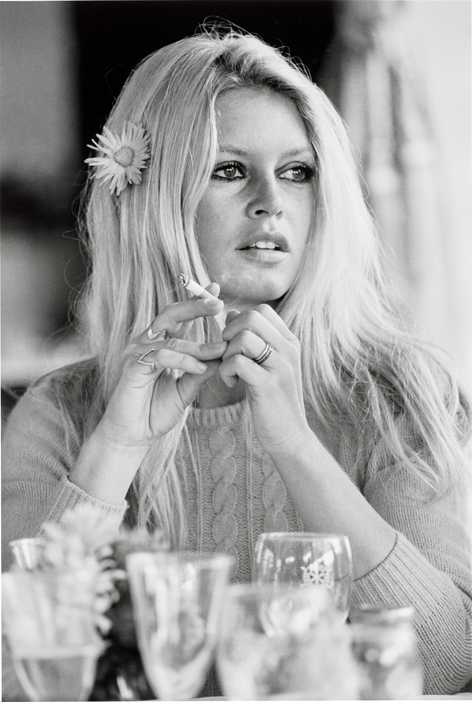 Brigitte Bardot on the set of 'Shalako', Deauville
