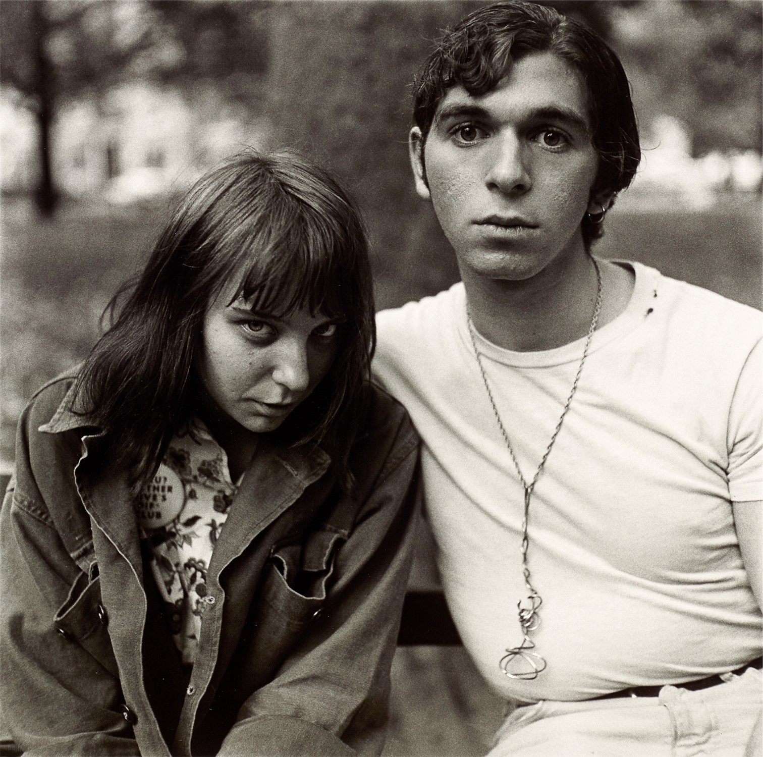 Diane Arbus — Young Couple in Washington Square Park, N.Y.C.