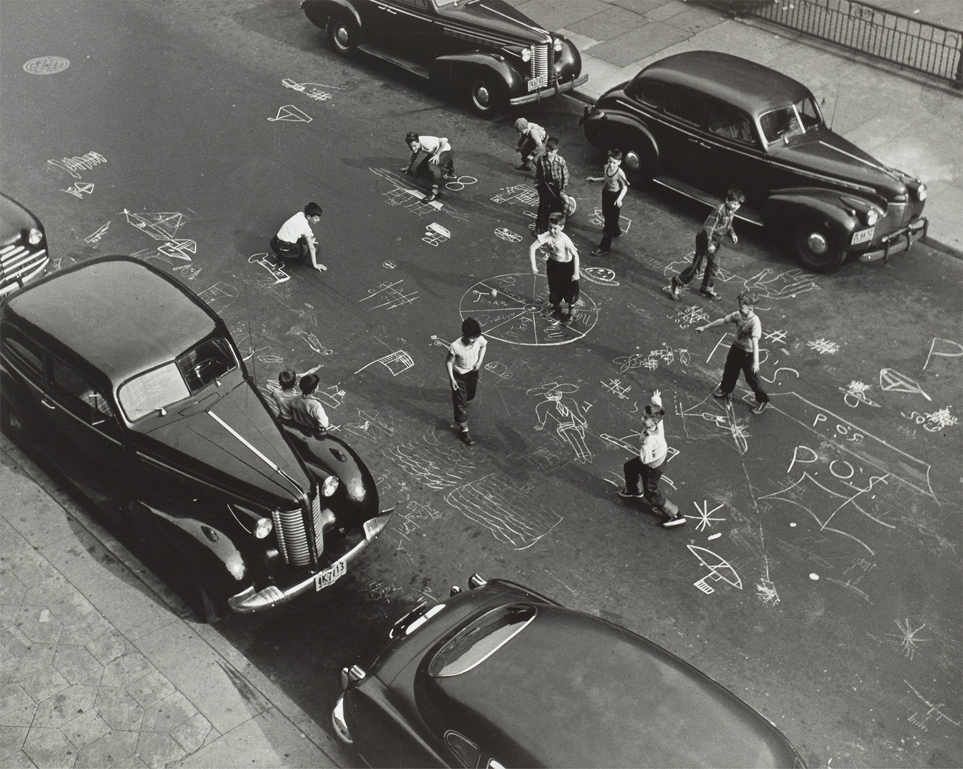 Arthur Leipzig — Chalk Games, New York