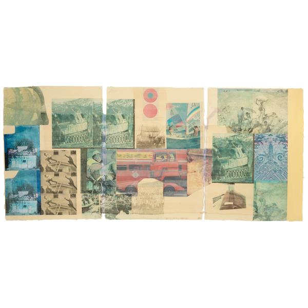 Robert Rauschenberg — Surge, 1980 31 1/8 x 70 3/4 in (79.2 x 179.7 cm)