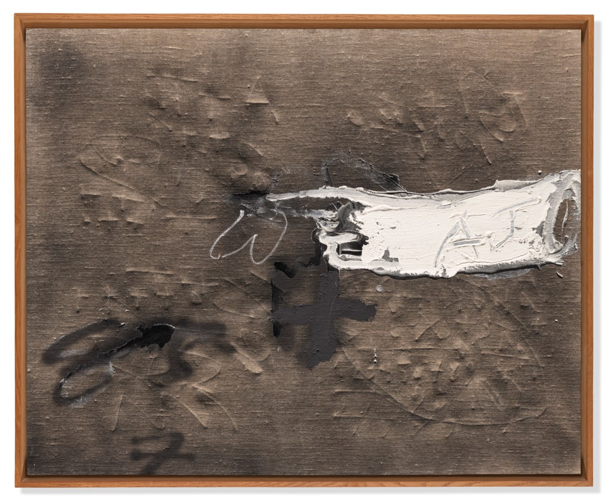 Antoni Tàpies — Graffiti et blanc