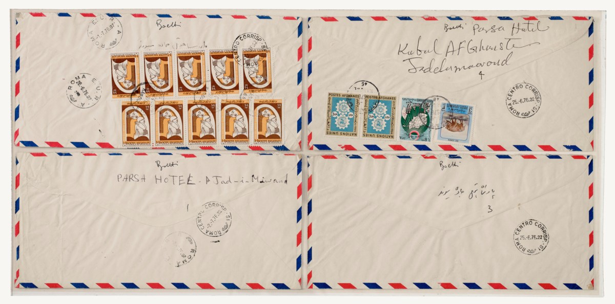 Alighiero Boetti — Lavoro postale (double-face)