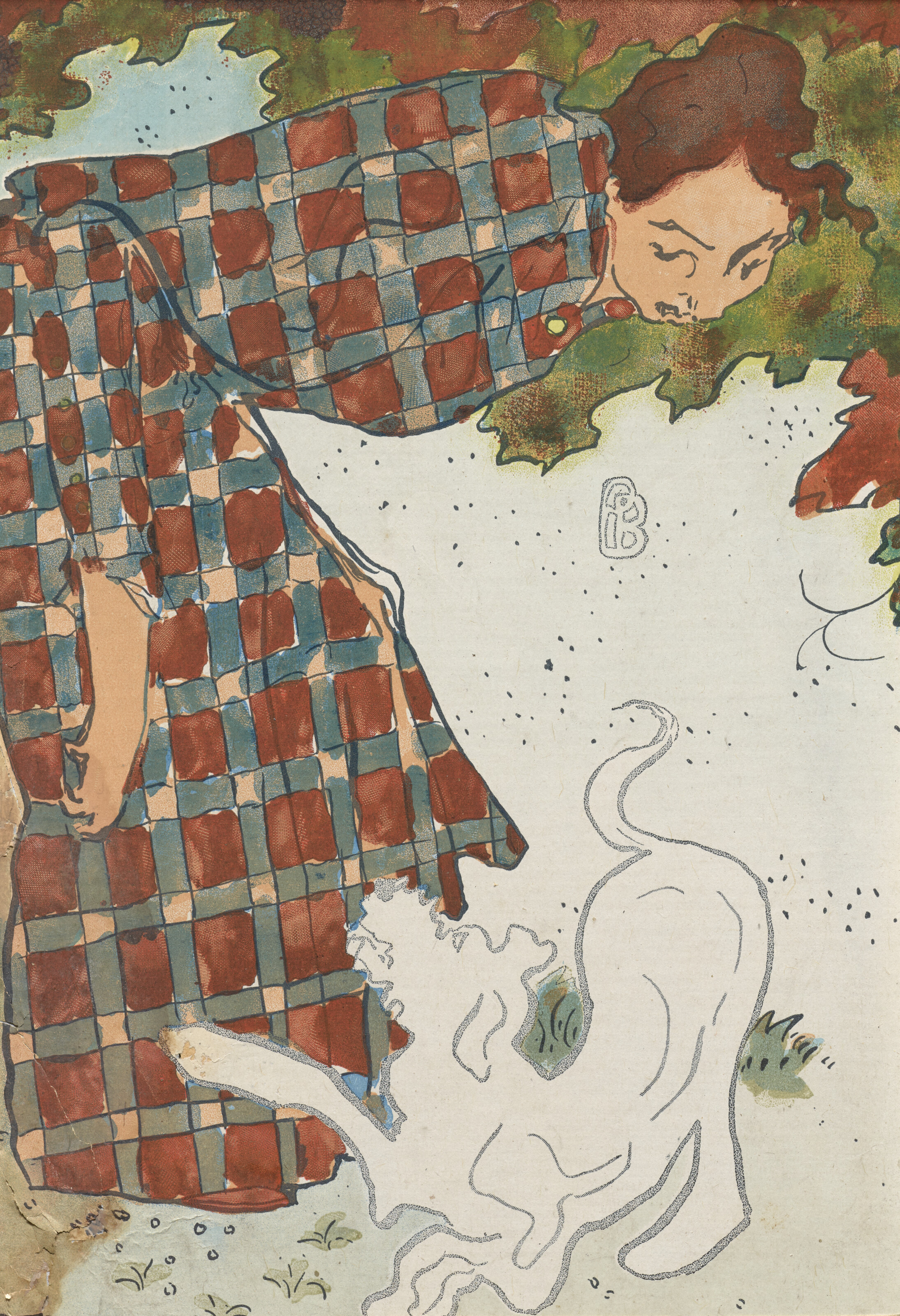 Andrée et son chien [Bella]