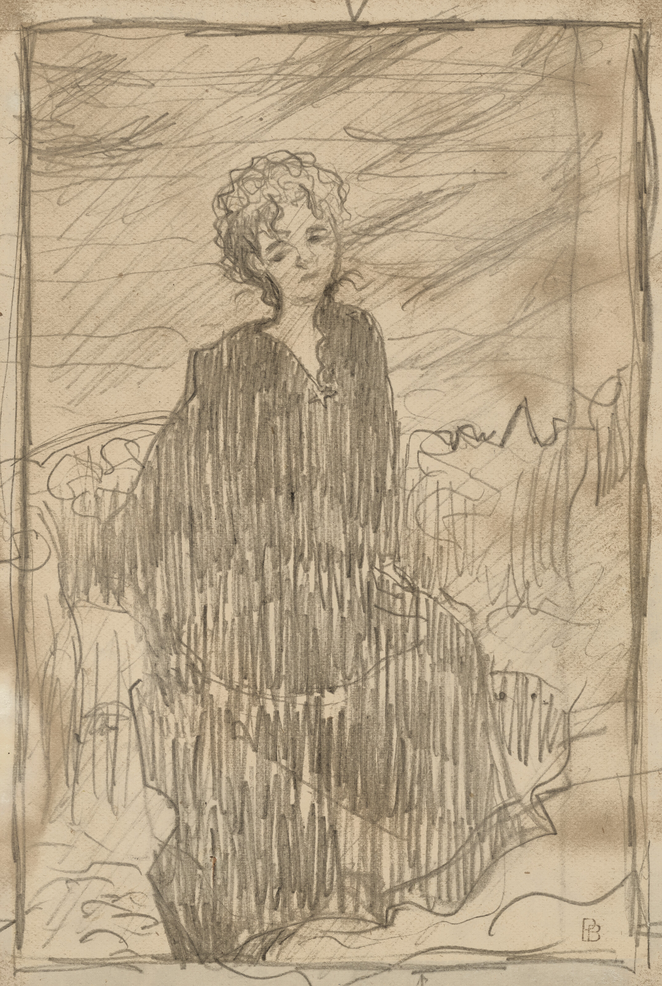 Pierre Bonnard — Portrait de jeune fille (Berthe Schaedlin, cousine du peintre)