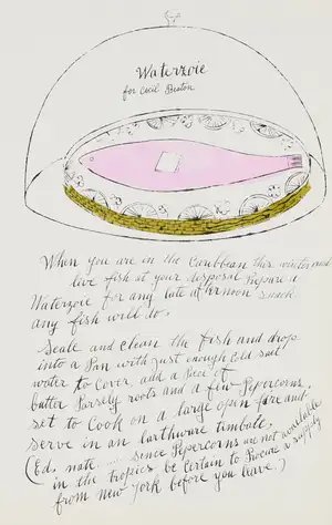 Andy Warhol — Waterzoie, from Wild Raspberries (See Feldman and Schellmann IV.131)