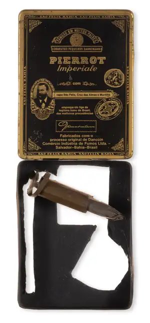 Untitled (Bullet in Cigar Case)