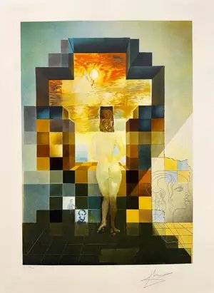 Salvador Dalí — Lincoln in Dalívision (Field 77-1; M&L 928)