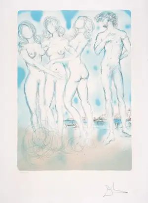 Salvador Dalí — The Judgement of Paris (Field 79-3; M&L 1562)