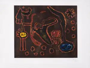 Joan Miró — Plate V, from Série II (Dupin 87)