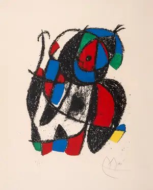 Joan Miró — Untitled, from Lithographie II (Plate 13) (Mourlot 1049; Cramer Books 198)