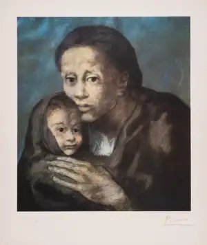 Mère et Enfant au Fichu, from the Barcelona Suite