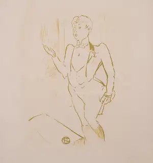 Henri Toulouse-Lautrec — Mary Hamilton, from Le Café Concert (Wittrock 21)