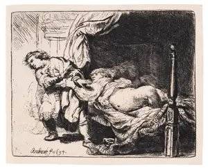 Rembrandt Harmensz. van Rijn — Joseph and Potiphar's Wife