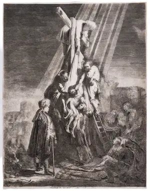 Rembrandt Harmensz. van Rijn — The Descent from the Cross: Second Plate