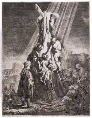 Rembrandt Harmensz. van Rijn — The Descent from the Cross: Second Plate