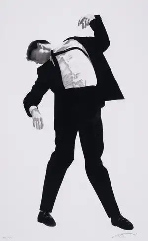 Robert Longo — Untitled (Eric, from Men in the Cities)